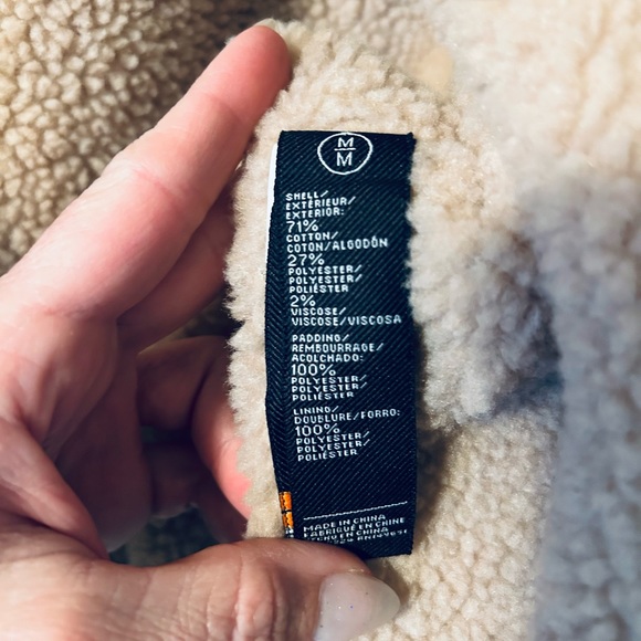 Buffalo David Bitton Women’s Fleece-Lined Plaid Button-Up Shacket - Size M - Picture 5 of 5